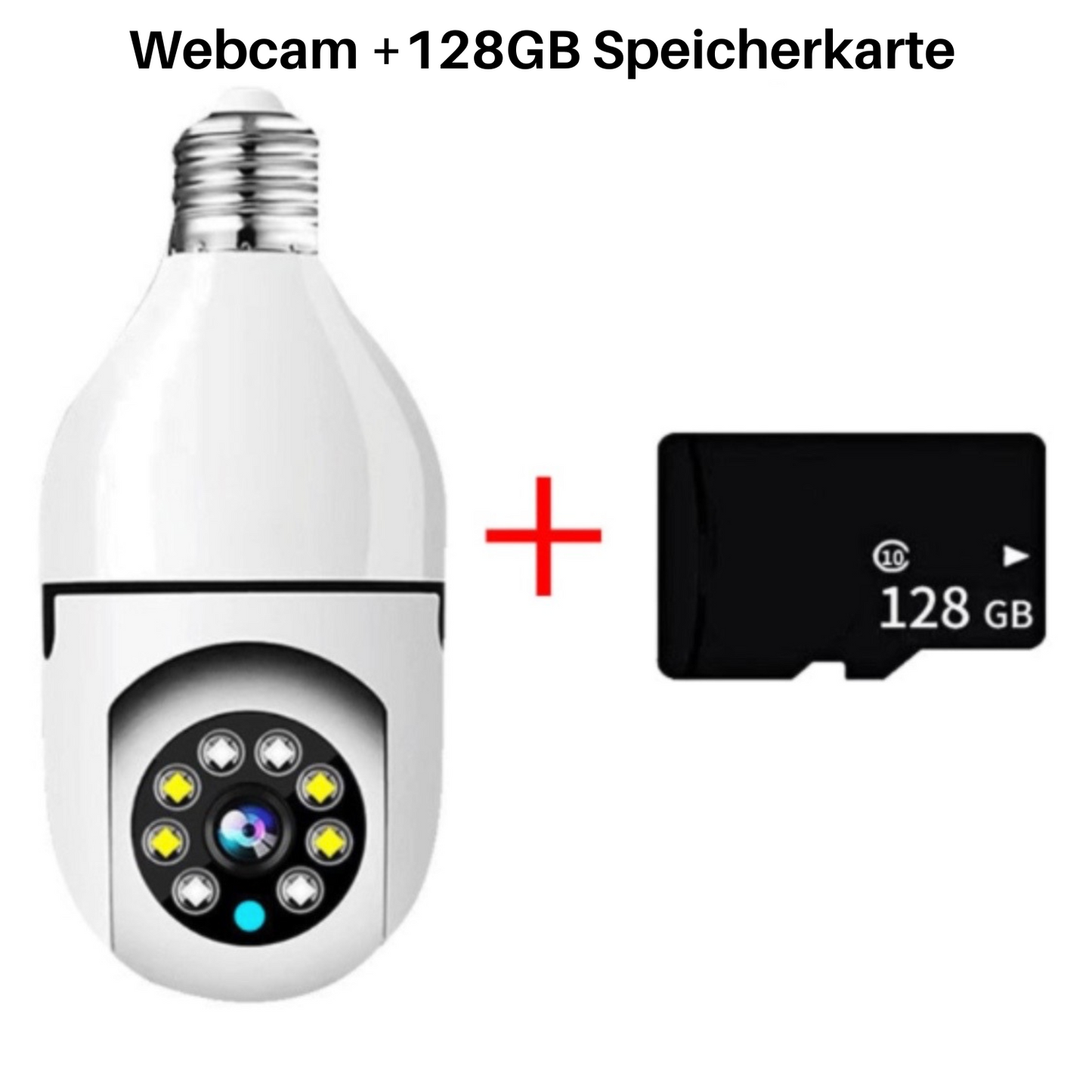 Automatische WiFi 5G Glühbirne Überwachungskamera mit Nachtsicht Funktion