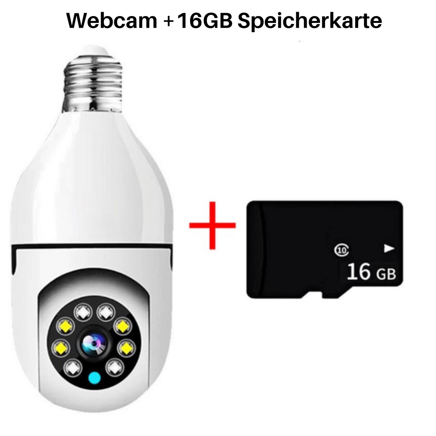 Automatische WiFi 5G Glühbirne Überwachungskamera mit Nachtsicht Funktion