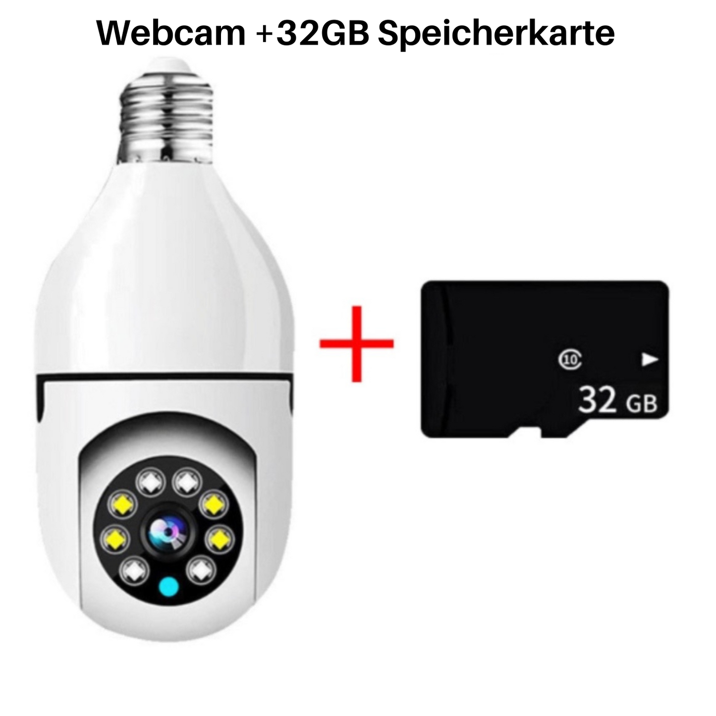 Automatische WiFi 5G Glühbirne Überwachungskamera mit Nachtsicht Funktion