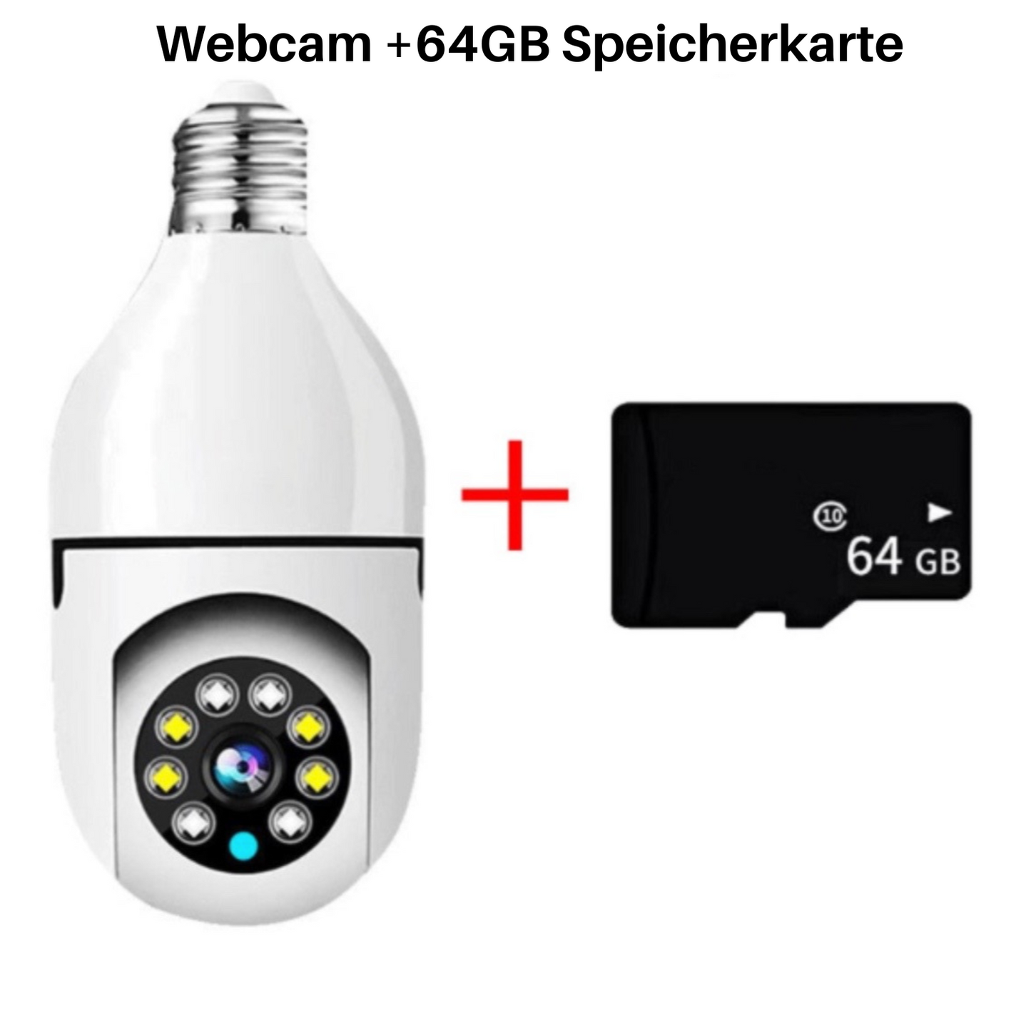 Automatische WiFi 5G Glühbirne Überwachungskamera mit Nachtsicht Funktion