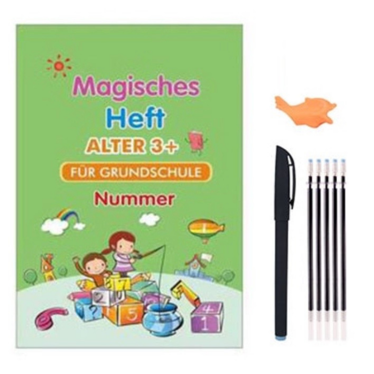 Magische Kinderschreibhefte + Kostenloser Schreibstift (50% Rabatt)
