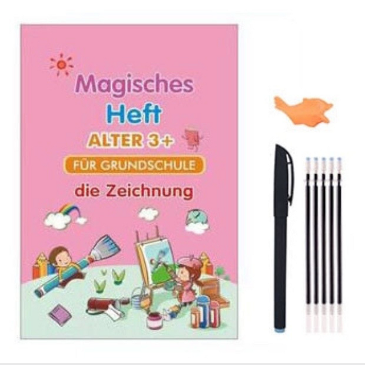 Magische Kinderschreibhefte + Kostenloser Schreibstift (50% Rabatt)