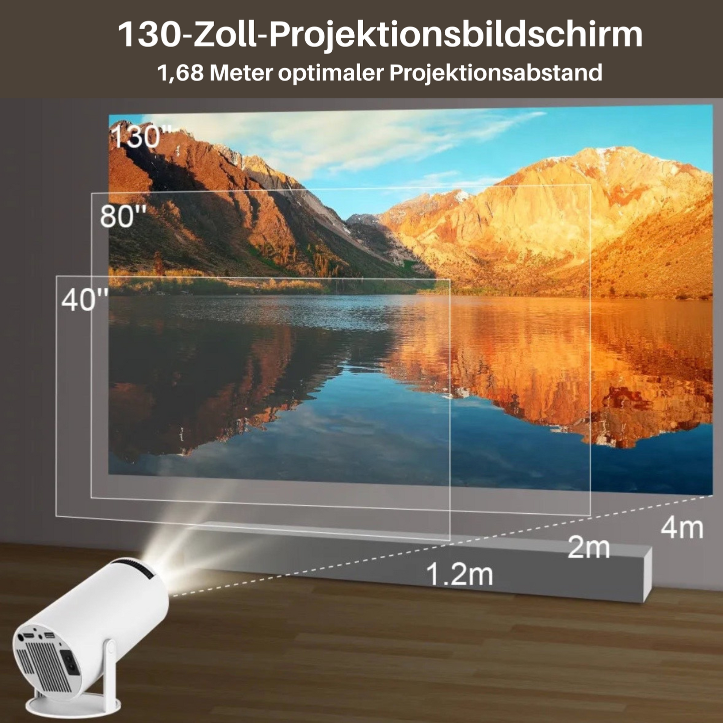Tragbarer Mini Projektor