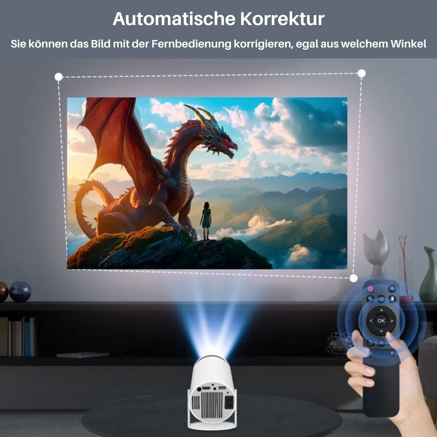 Tragbarer Mini Projektor