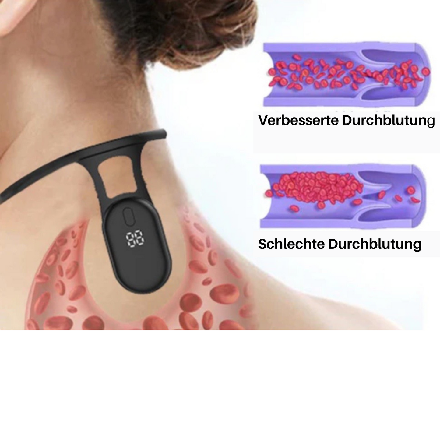 SLIMORY Ultraschallgerät zur Lymphdrainage für den Hals