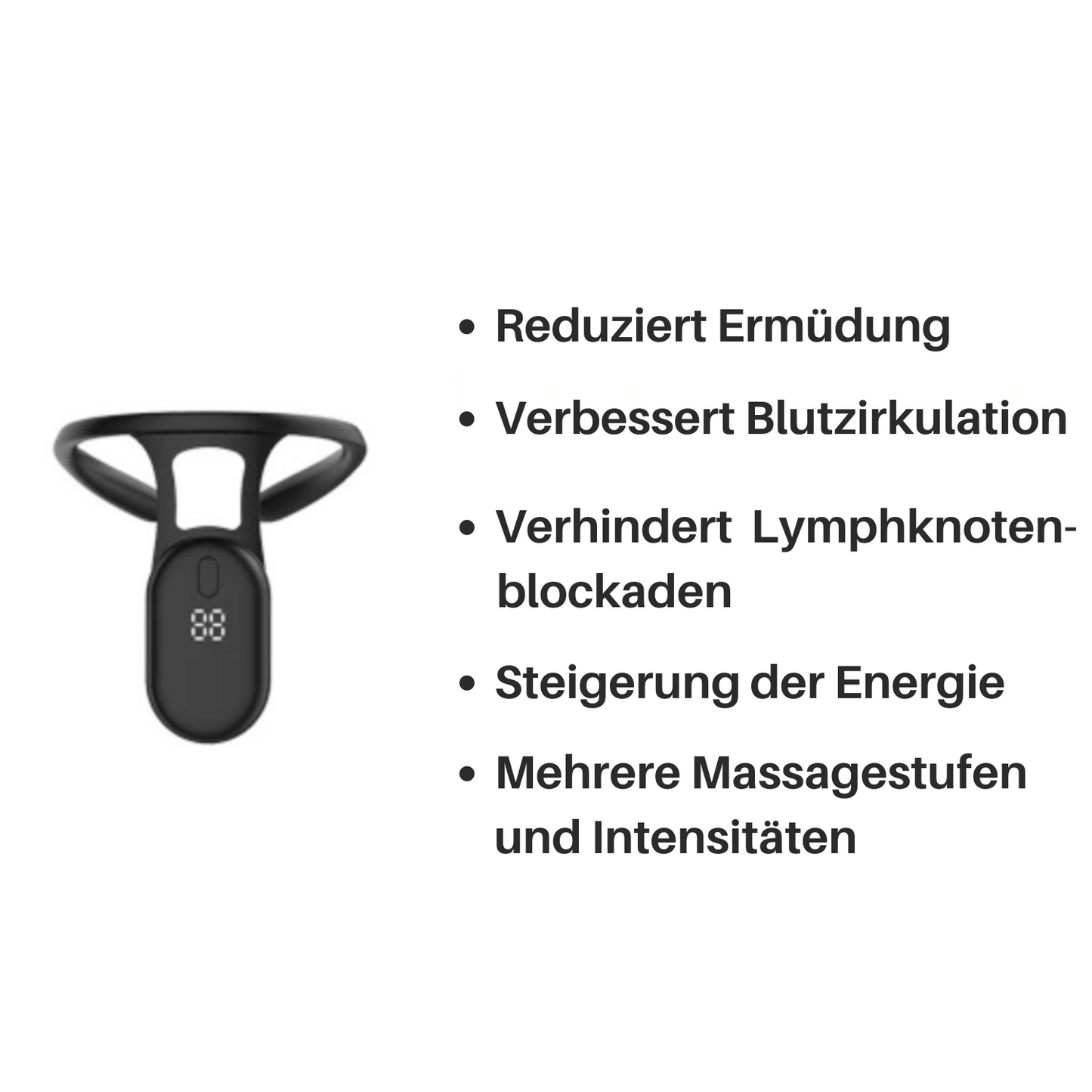 SLIMORY Ultraschallgerät zur Lymphdrainage für den Hals