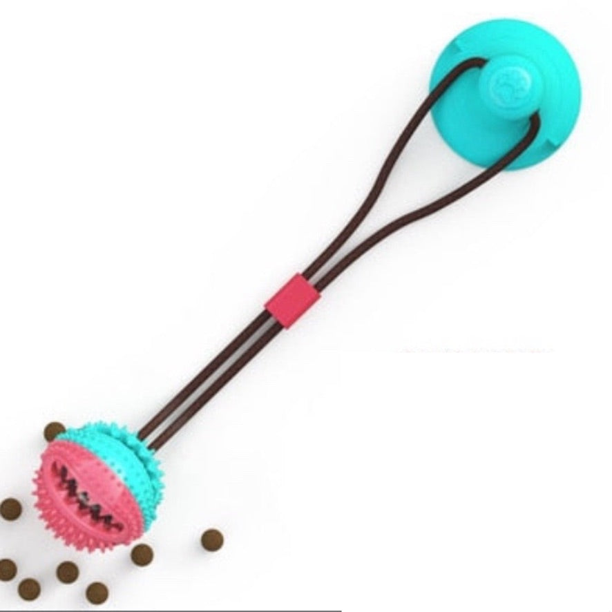 "TugToy" - Saug-Ballspielzeug.  Für Zahnreinigung und Fütterrung (50% Rabatt).