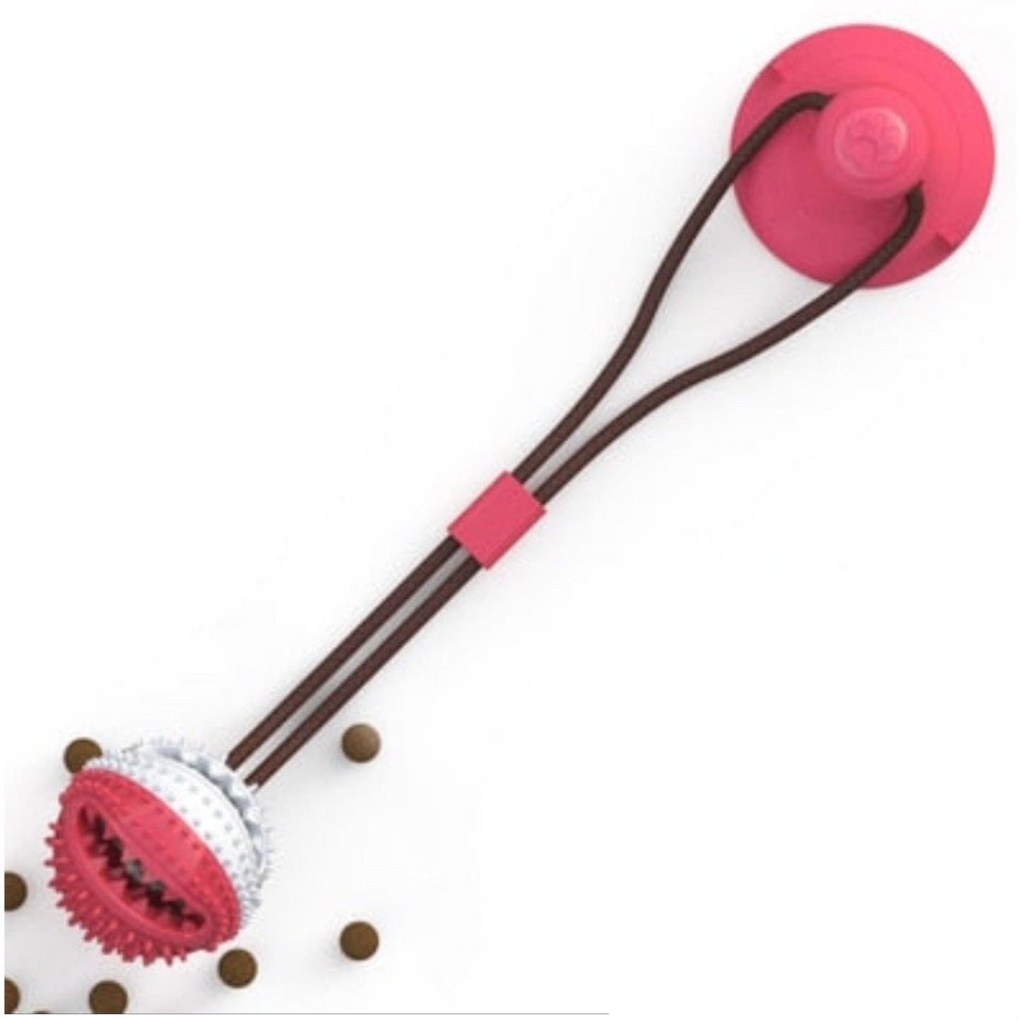"TugToy" - Saug-Ballspielzeug.  Für Zahnreinigung und Fütterrung (50% Rabatt).