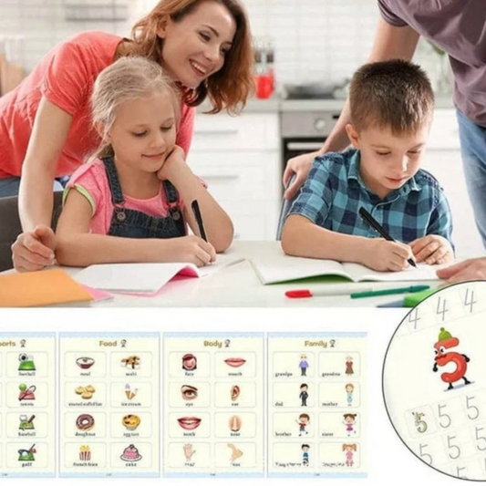 Magische Kinderschreibhefte + Kostenloser Schreibstift (50% Rabatt)